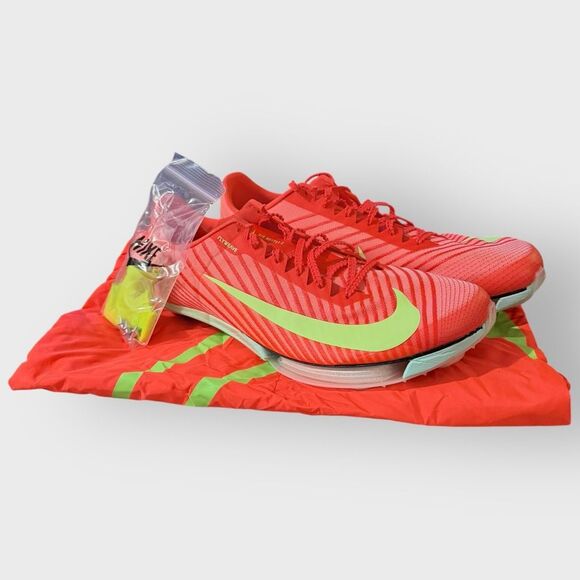 Nike Air Zoom Maxfly 2 Bright Crimson Lime Blast FD8395-600 Mens size 9.5 New